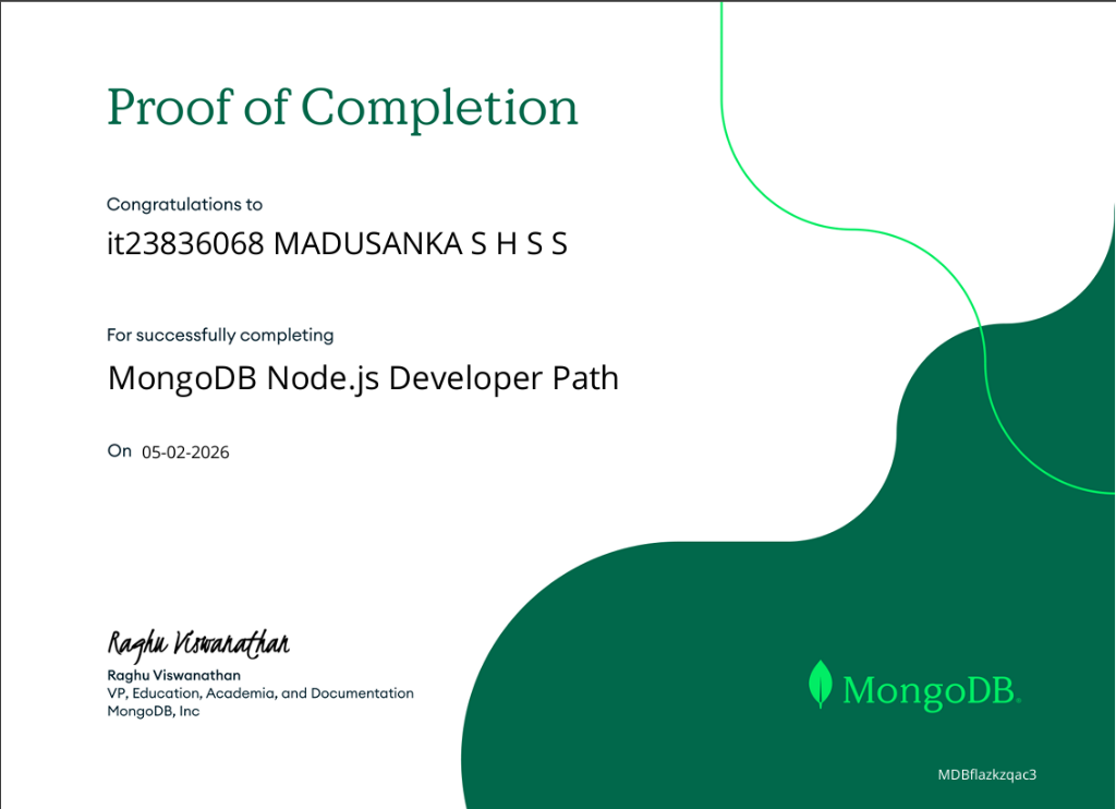MongoDB Node.js